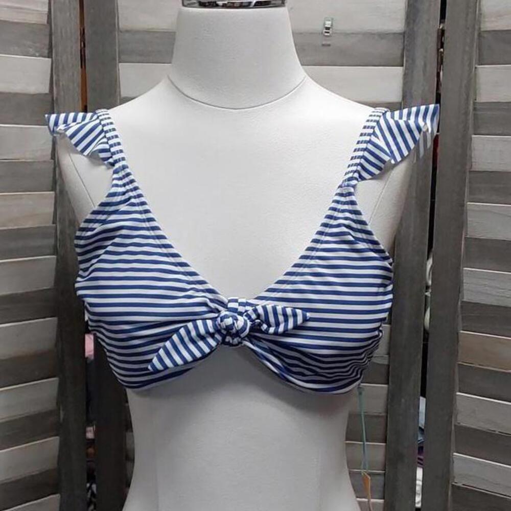 Women's Ruffle Tie-Front Bikini Top | Kona Sol | X Large
